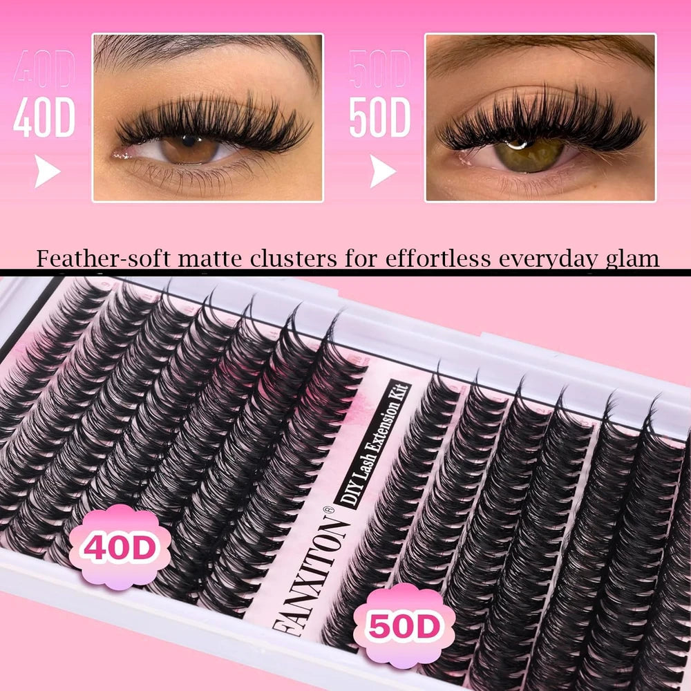 FANXITON DIY Individual Lash Extension Kit