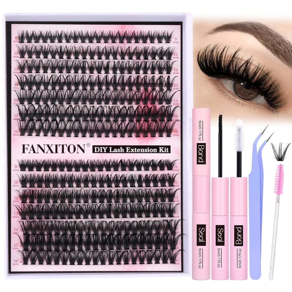 FANXITON DIY Individual Lash Extension Kit