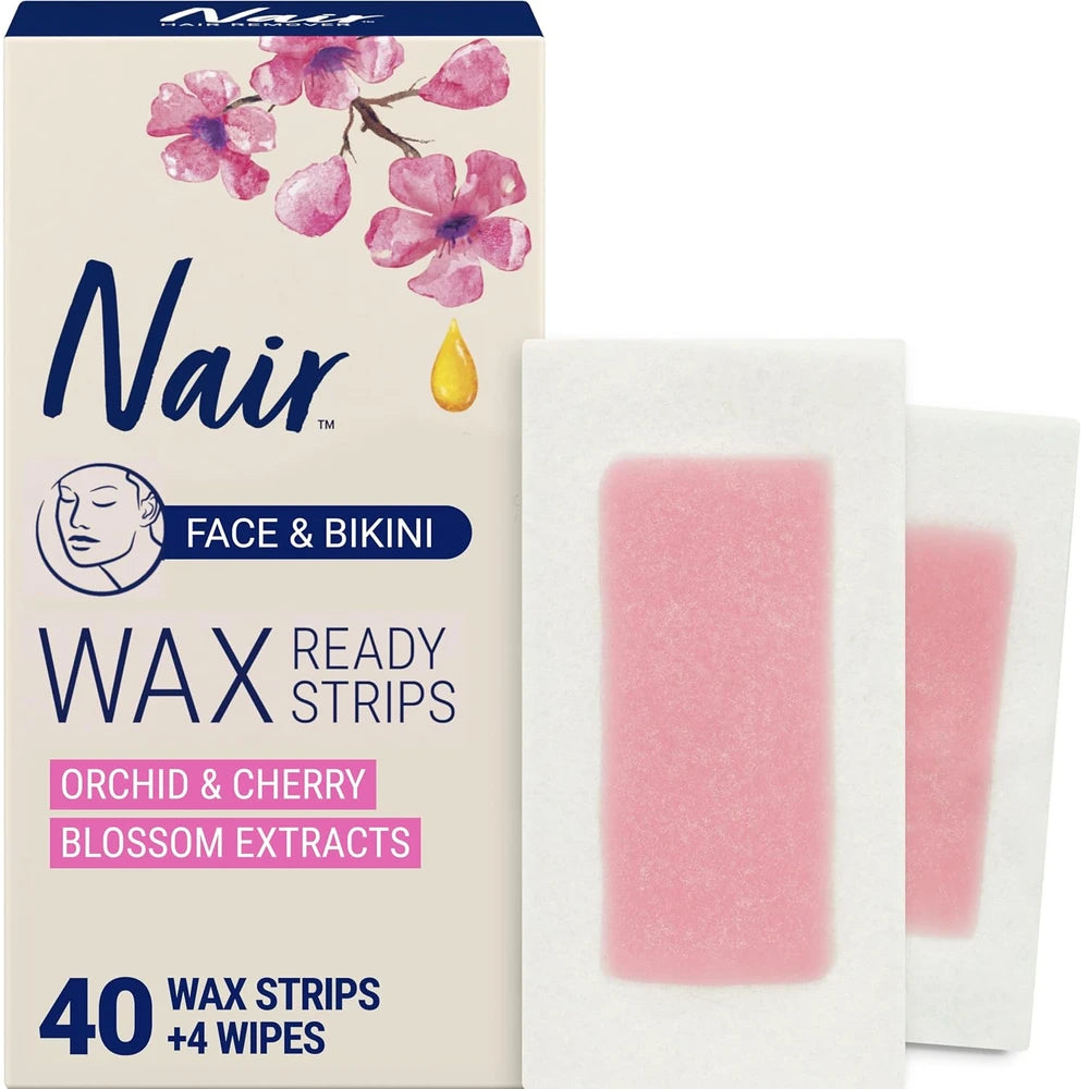 Nair Face and Bikini Wax Strips