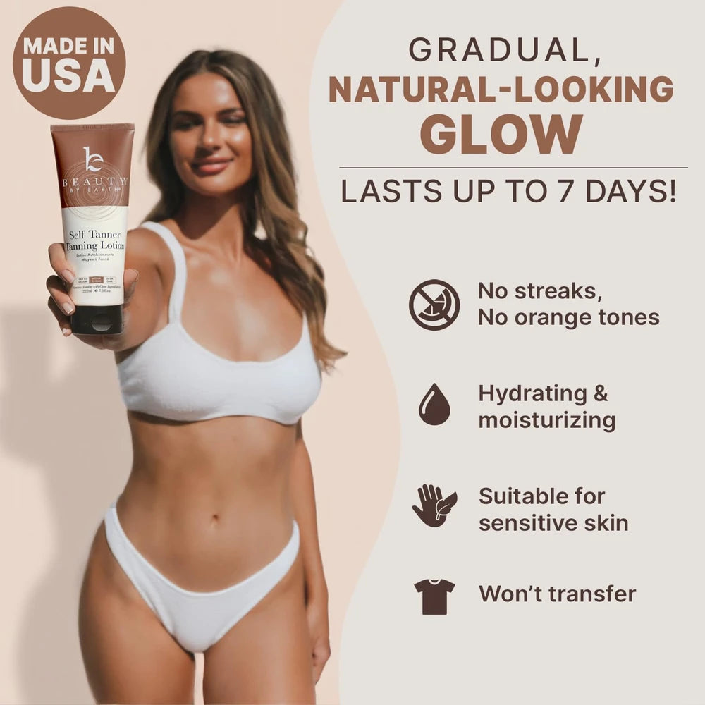 Beauty by Earth Moisturizing Self-Tanning Lotion