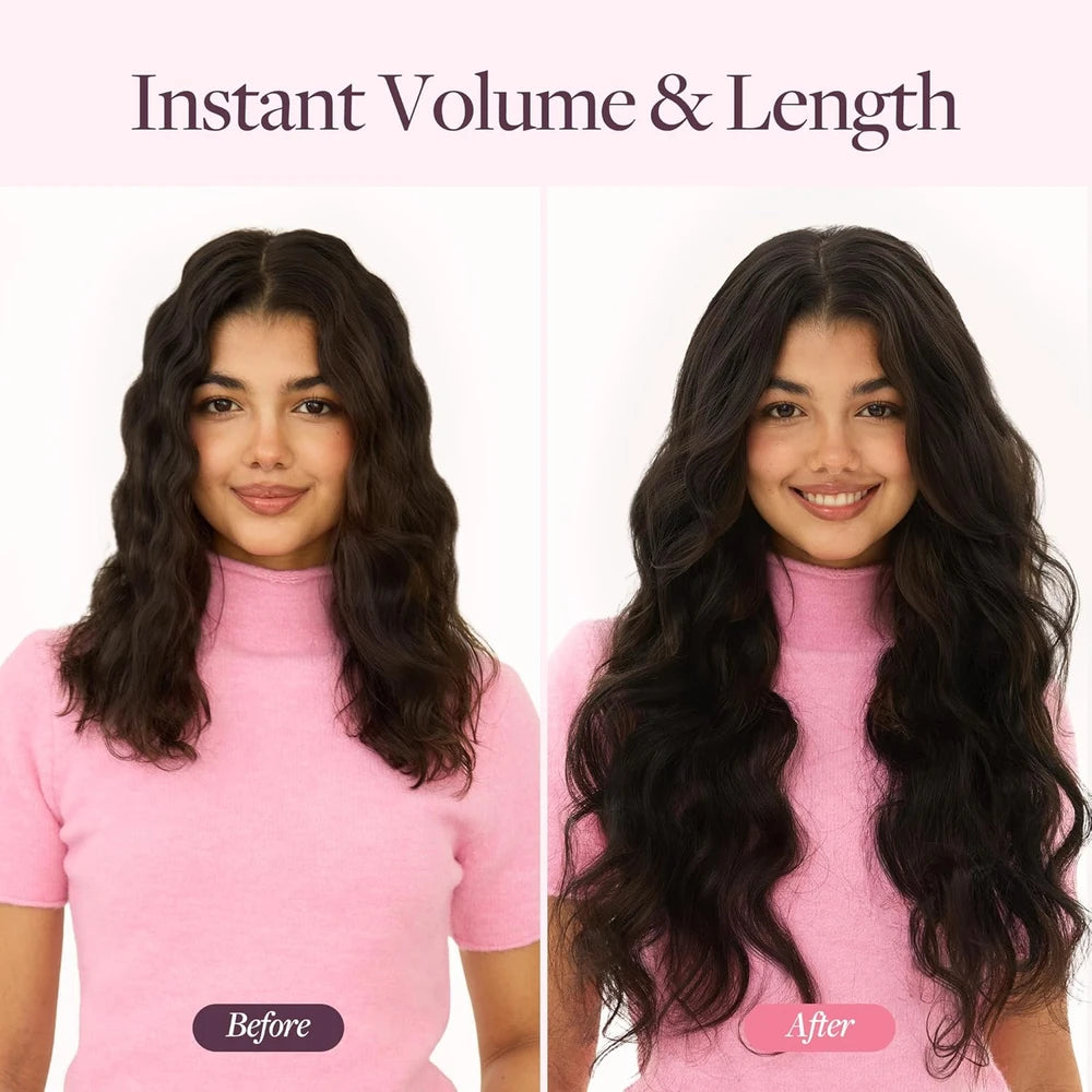 Dark Brown Remy Human Hair Extensions