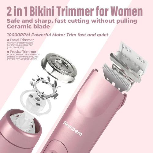 Akunbem Dual Head Electric Shaver