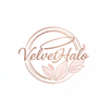 VelvetHalo Floral Logo